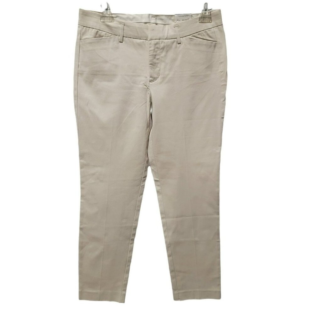 NWT Stylus JCP Light Beige Size 8 Womens Career Casual Dress Pants NEW